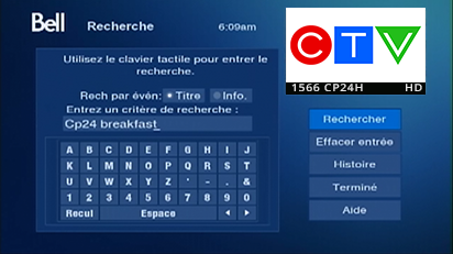 Choisissez Rechercher.
